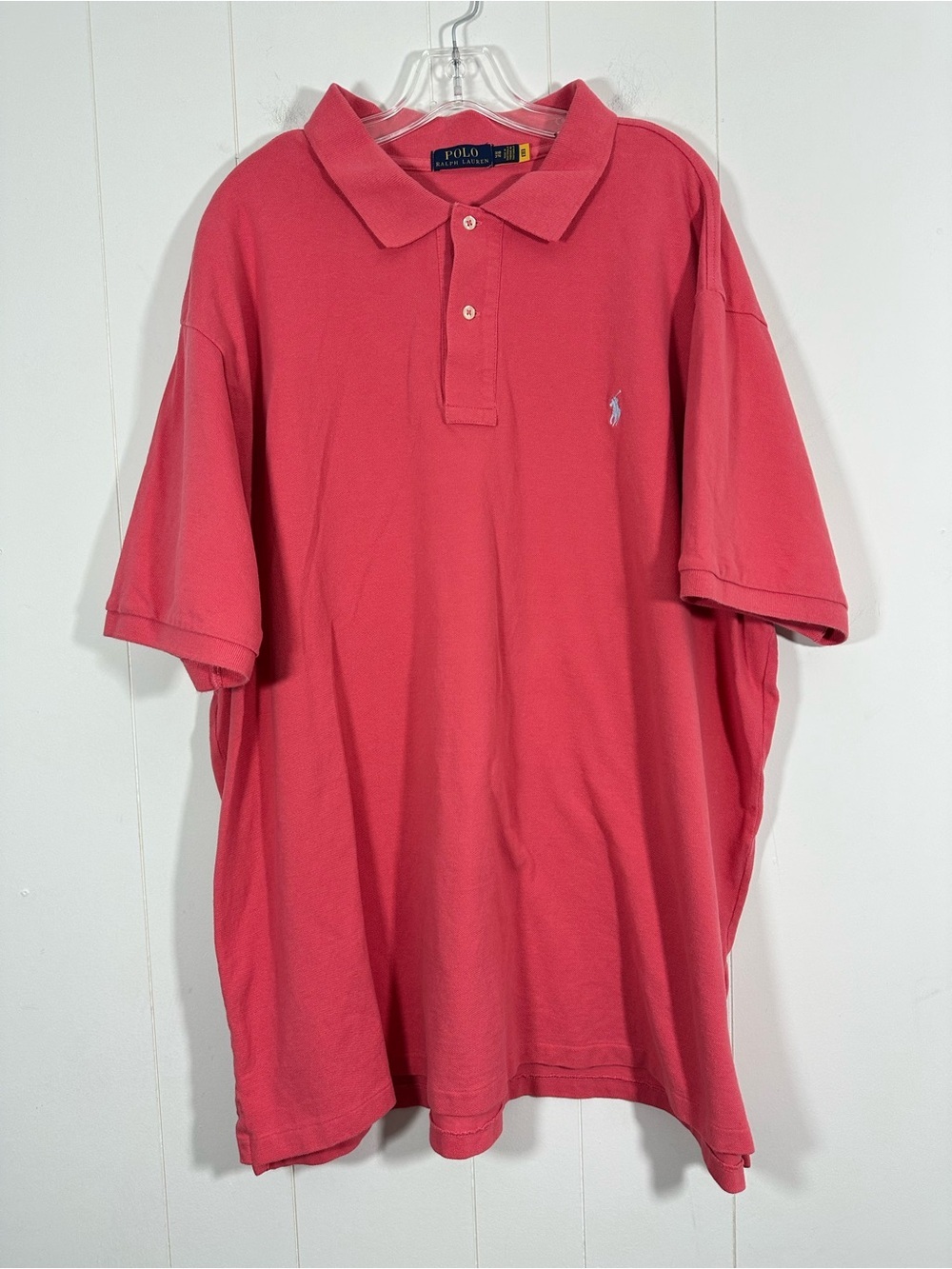 Polo Ralph Lauren Men Polo Shirt Sz 3XB Pony Logo Short Sleeve Preppy Big & Tall
